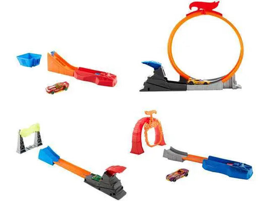 Hot Wheels, podstawowe wyzwania tor - 4 wzory