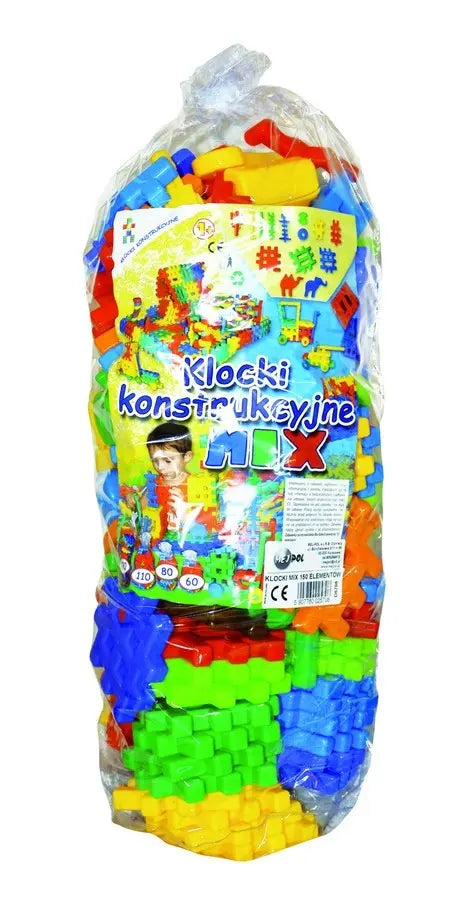 Tupiko klocki konstrukcyjne mix 150 elementów