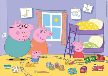 Puzzle 60 maxi super kolor peppa pig