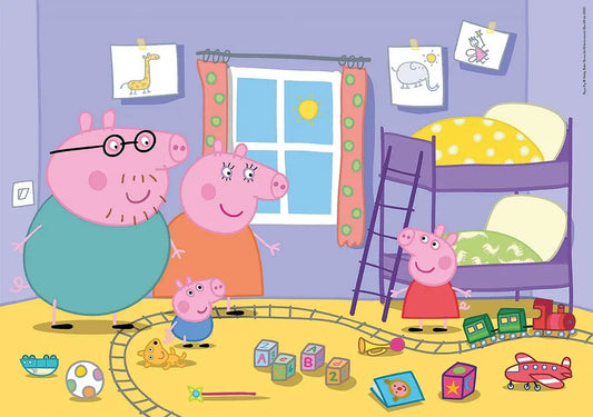 Puzzle 60 maxi super kolor peppa pig