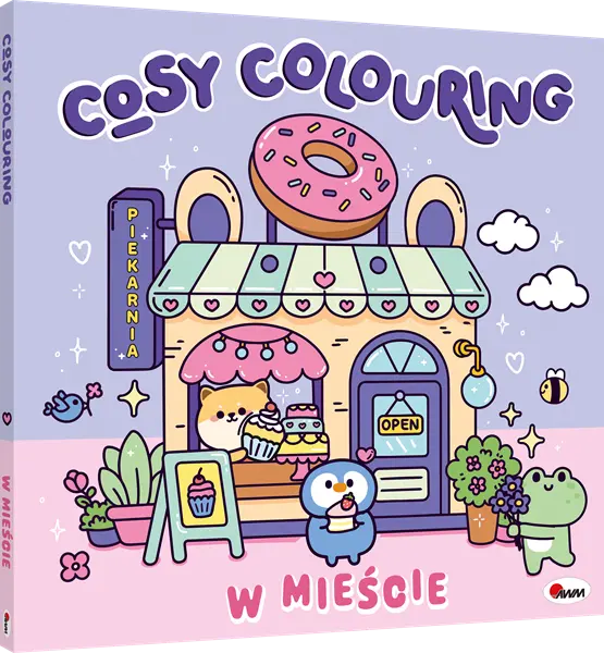 Kolorowanka antystresowa - Cosy colouring, W mieście