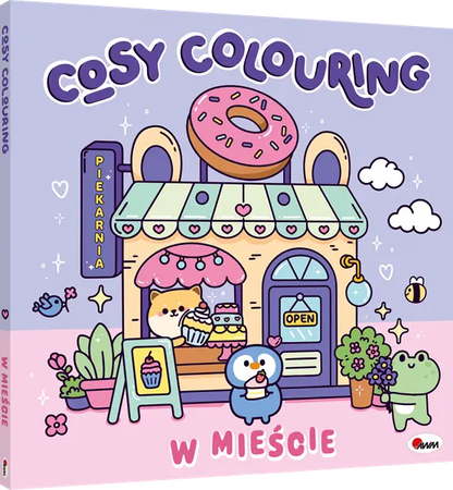 Kolorowanka antystresowa - Cosy colouring, W mieście