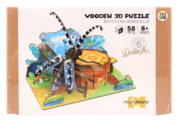 Puzzle drewniane 3D Chrząszcz w lesie 12589