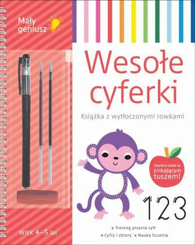 Książeczka - Mały geniusz, Wesołe cyferki