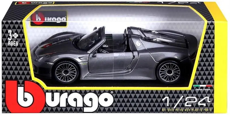 Porsche 918 spyder grey 1:24