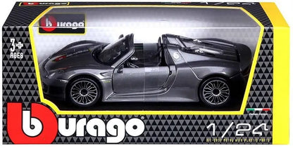 Porsche 918 spyder grey 1:24