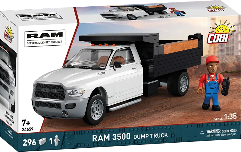 Klocki - RAM 3500 Dump Truck, 296 el.