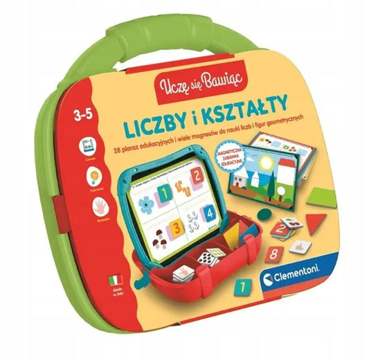 Uczę się bawiąc! Liczby i kształty, walizka edukacyjna