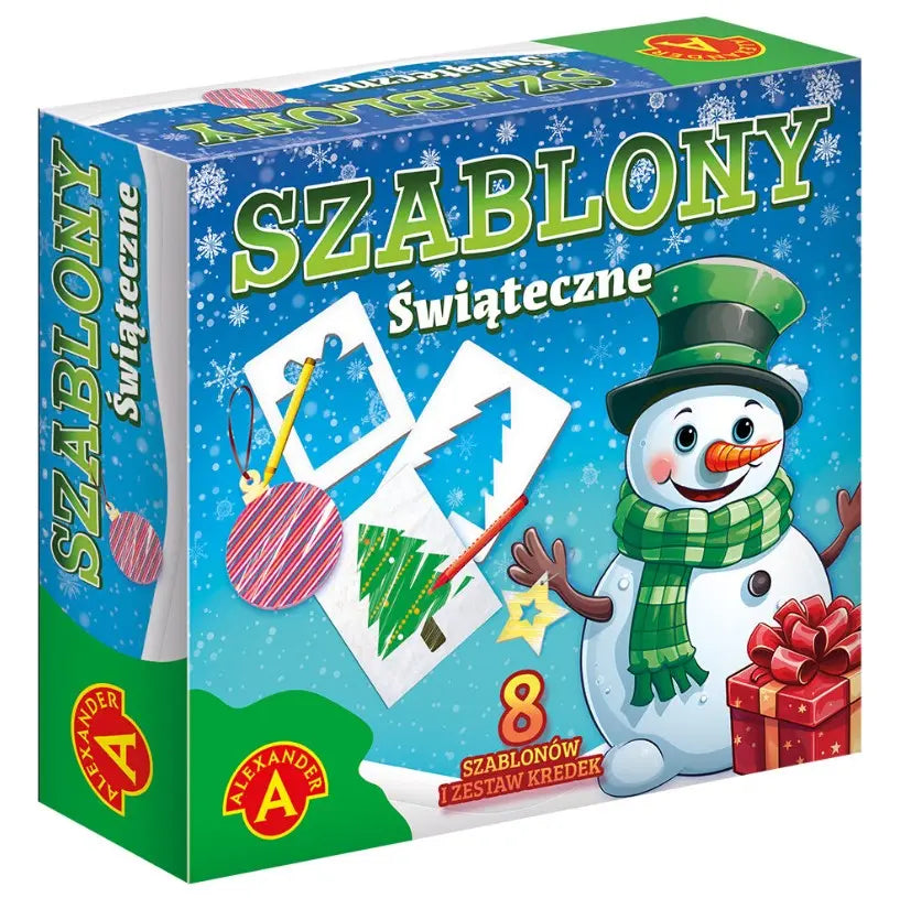 Szablony świąteczne Bałwanek - zabawka kreat.27983
