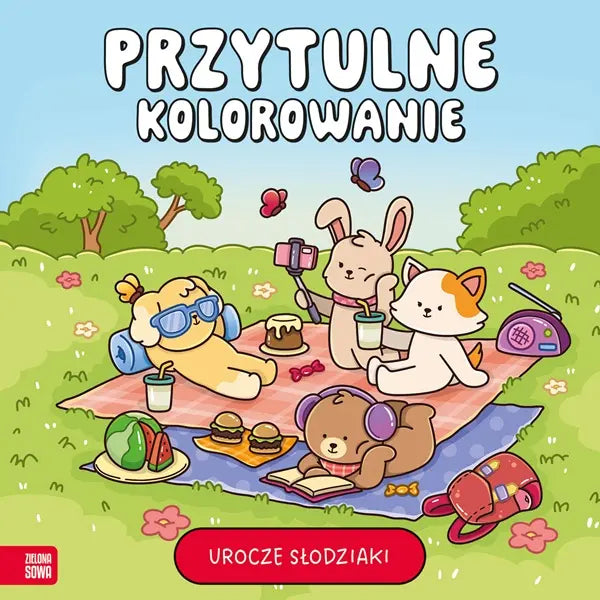 Kolorowanka - Przytulne kolorowanie. Urocze słodziaki