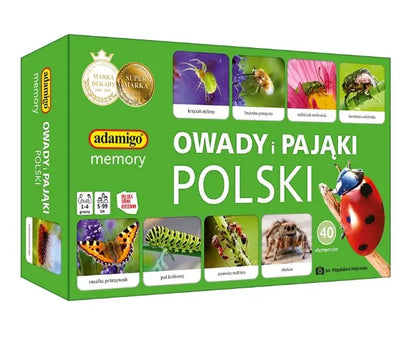 Owady i pająki polski gra memory