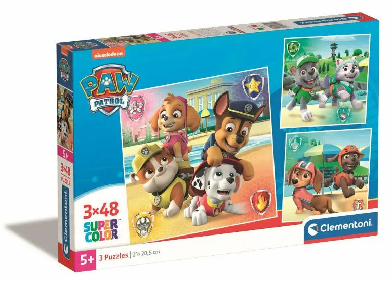 Puzzle 3x48 Super Kolor Square Psi Patrol