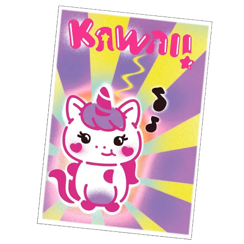 Projekt Art Plakaty Kawaii, Kreatywny zestaw z elektronicznym aerografem