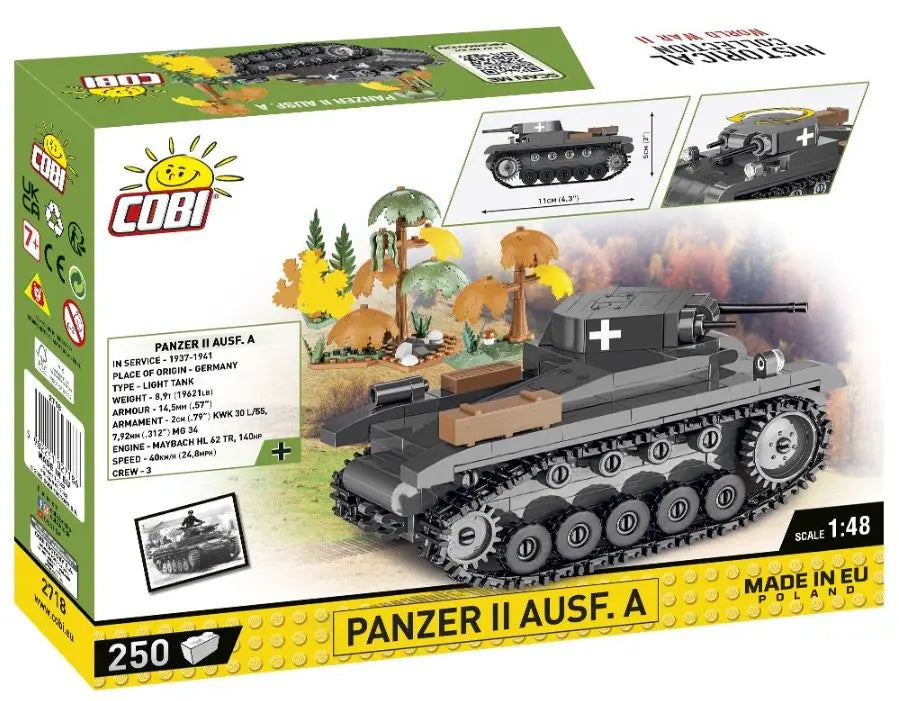 Historical Collection WWII Panzer II Ausf. A 250 elementów 2718