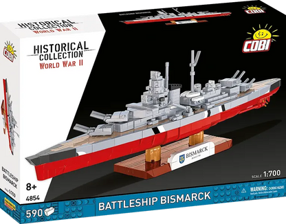Klocki Historical Collection WWII - Battleship Bismarck 590kl