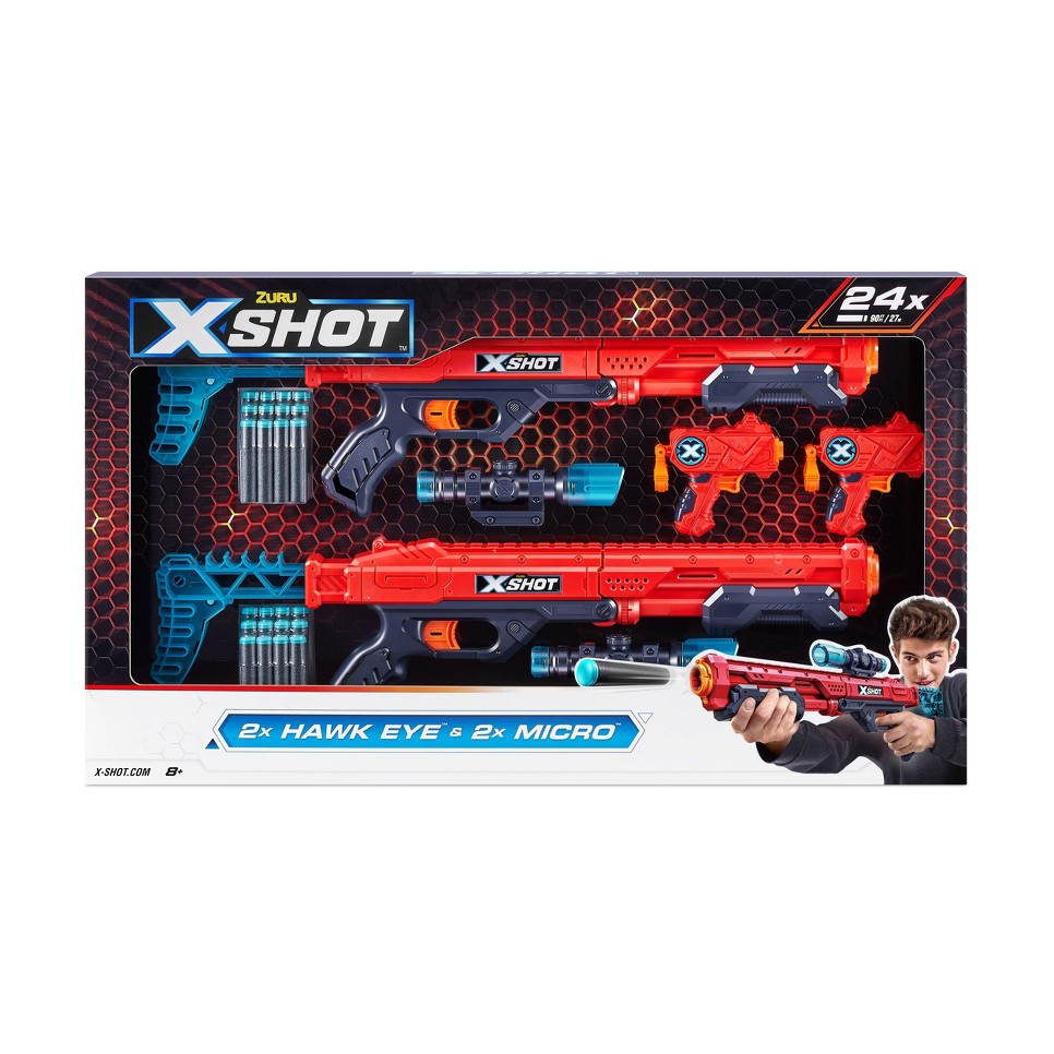 ZURU X-SHOT ExcelDoubleHawkE.wyrz.36s 36278