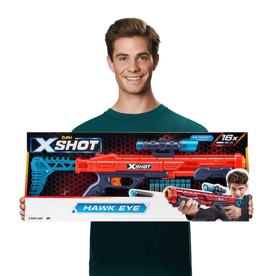 ZURU X-SHOT Excel Wyrzutnia Hawk Eye 16s pom 36435