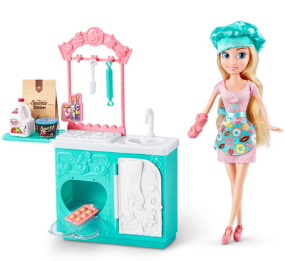 ZURU Sparkle Girlz lalka+zest.d/piecz 100183 50526