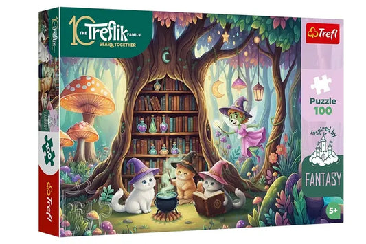 Puzzle 100el. Inspired By Fantasy - Czarodziejskie kociaki