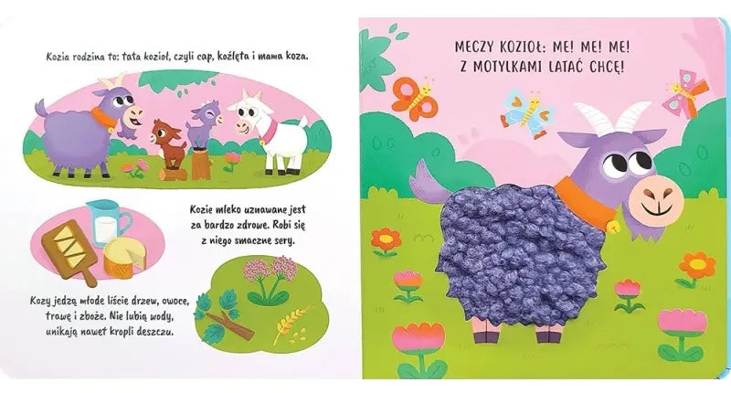 Książeczka sensoryczna Dotykam i poznaję: Na wsi