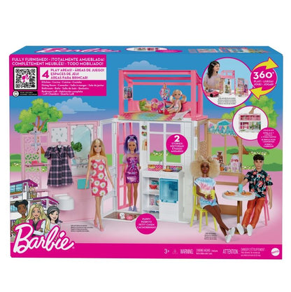 Barbie Kompaktowy domek dla lalek HCD47 /2