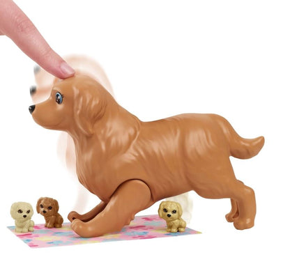 Barbie Narodziny piesków zestaw+lalka HCK75 /4