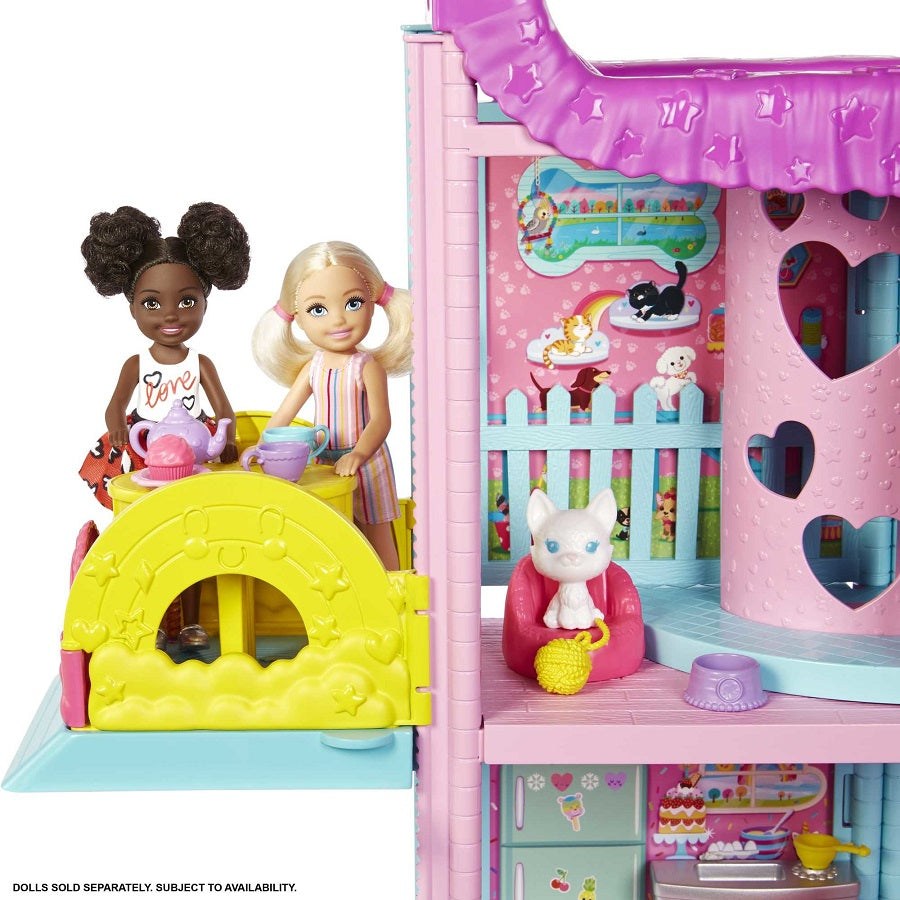 Barbie Chelsea domek pełen zabawy HCK77 /2
