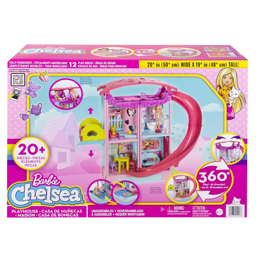 Barbie Chelsea domek pełen zabawy HCK77 /2