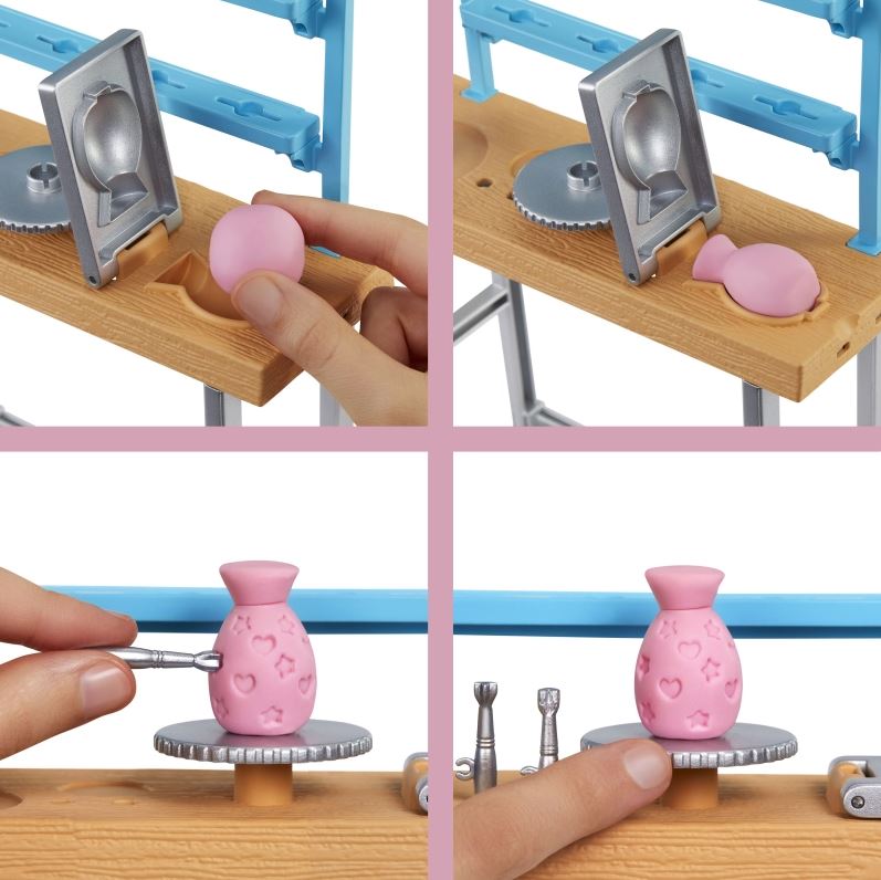 Barbie Pracownia artystyczna+lalka HCM85 /3