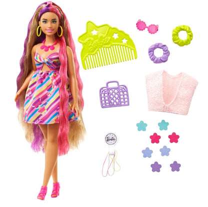 MATTEL Barbie lalka Totally Hair z akcesori. HCM89