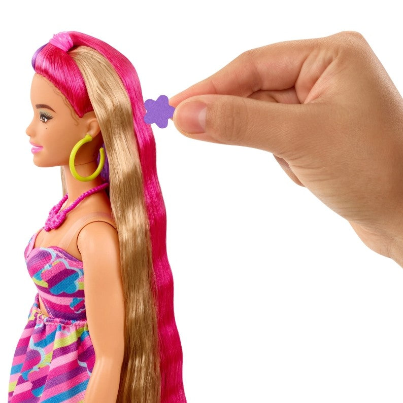 MATTEL Barbie lalka Totally Hair z akcesori. HCM89
