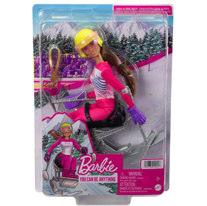 Barbie sporty zimowe paranarciarka HCN33