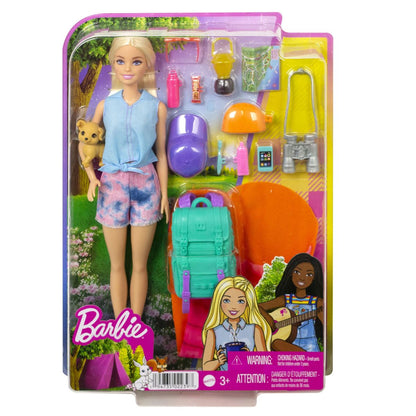 Barbie Malibu na kempingu lalka+akces HDF73