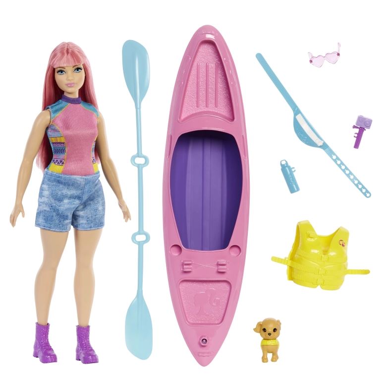 Barbie Daisy na kempingu+kajak zest HDF75 /4