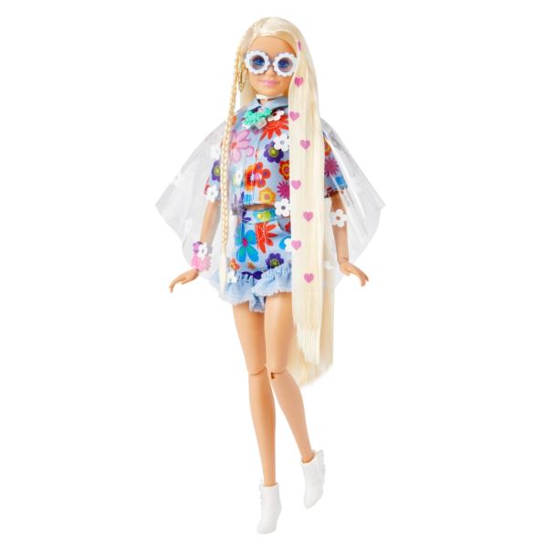 Barbie Extra lalka komplet kwiatowy HDJ45 /4