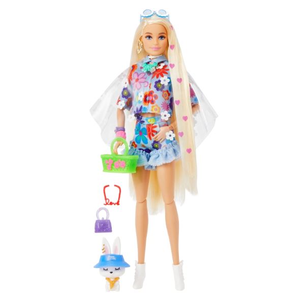Barbie Extra lalka komplet kwiatowy HDJ45 /4