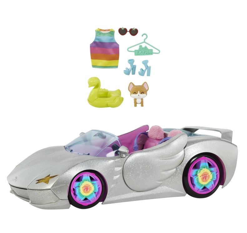 Barbie Extra kabriolet + akcesoria HDJ47 /1