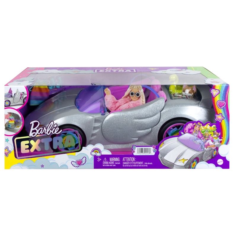 Barbie Extra kabriolet + akcesoria HDJ47 /1