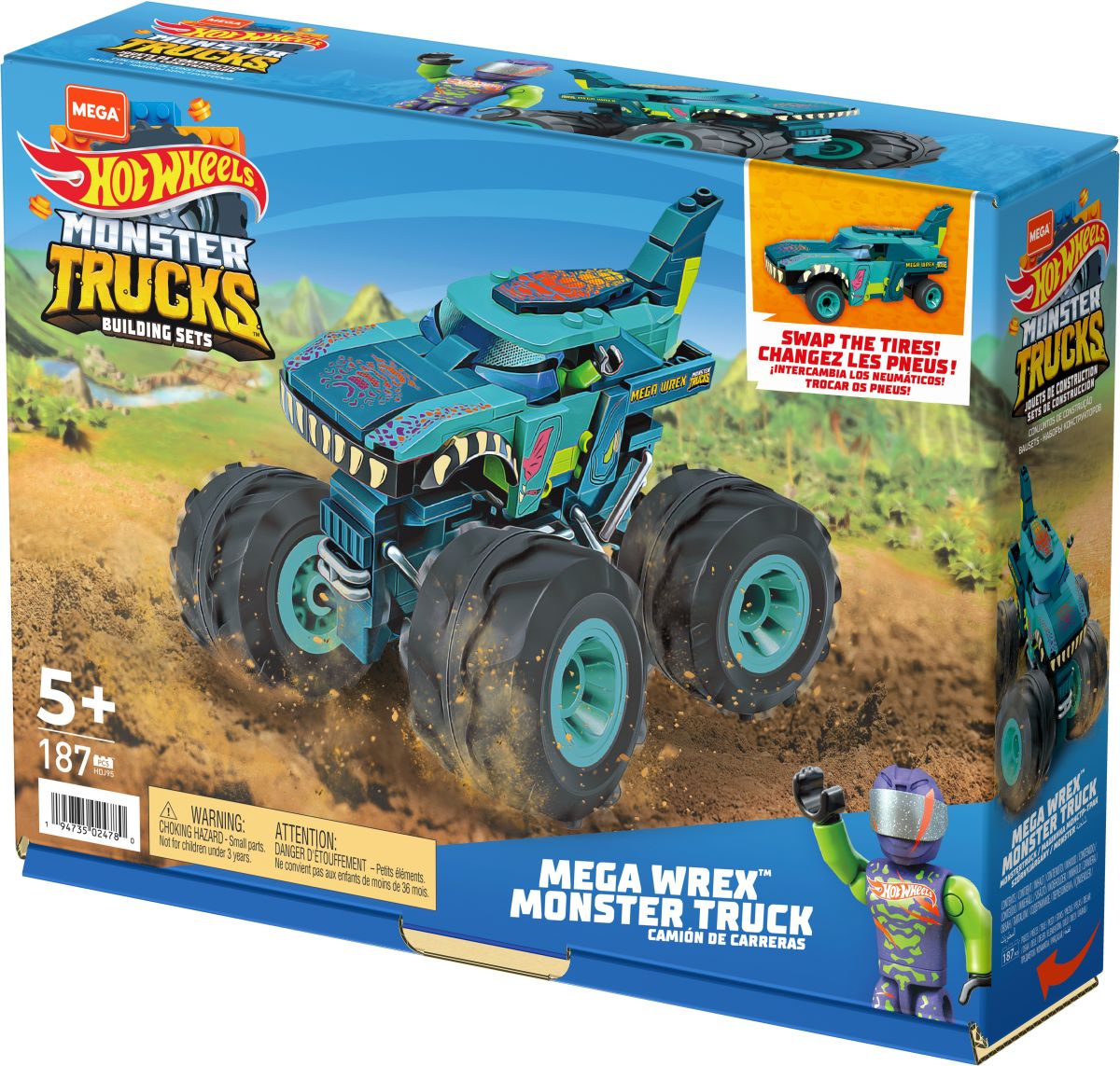 MCX HW Monster Trucks Mega Wrex HDJ95 /4