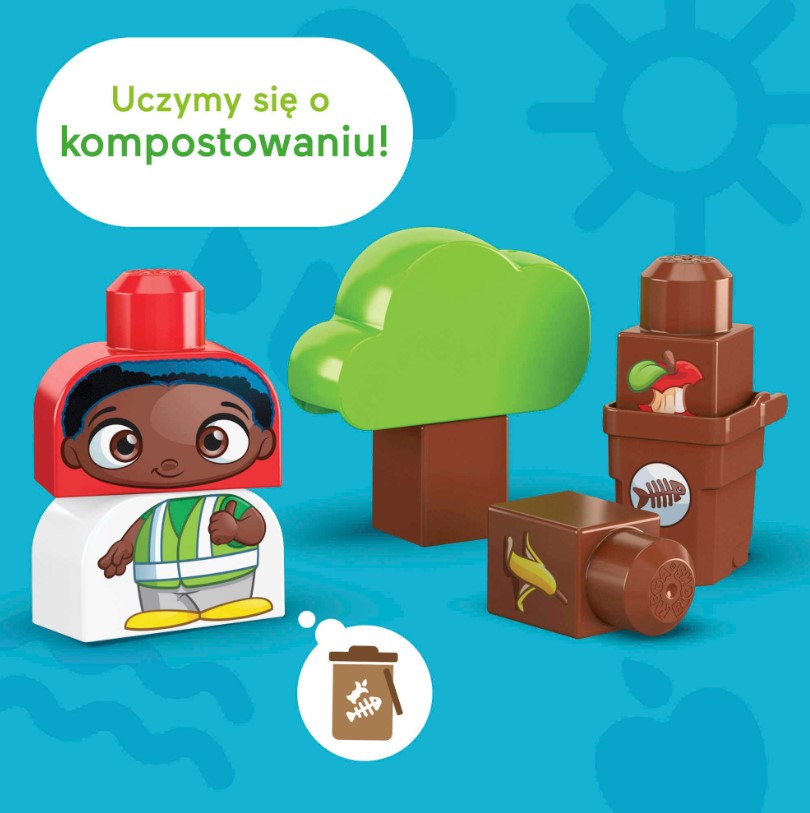 MEGA BLOKS Ekośmieciarka klocki EKO HDL06 /1