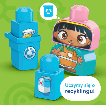 MEGA BLOKS Ekośmieciarka klocki EKO HDL06 /1