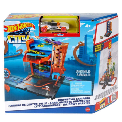 Hot wheels city mały zestaw z autkiem