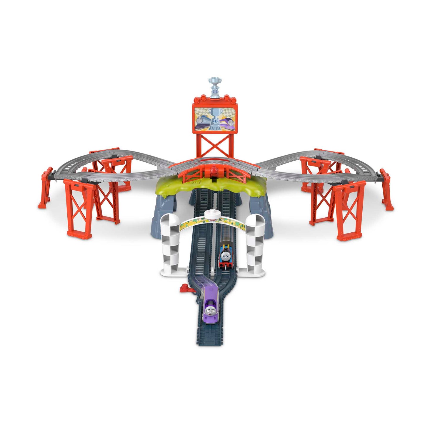Fisher-price thomas wyścig puchar sodoru zestaw torów