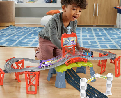 Fisher-price thomas wyścig puchar sodoru zestaw torów