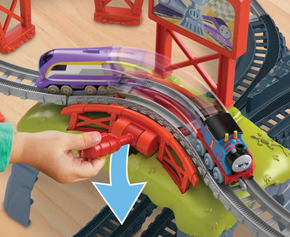 Fisher-price thomas wyścig puchar sodoru zestaw torów