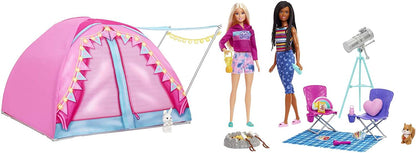 Barbie namiot kempingowy+2 lalki HGC18 /2