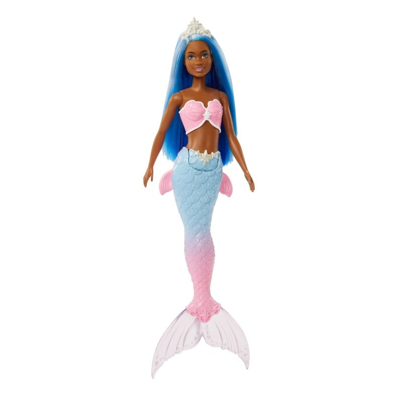 Barbie lalka syrenka błękitno-różowa HGR12 /6