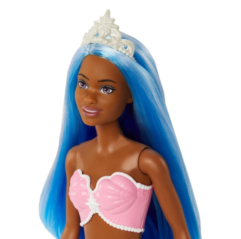 Barbie lalka syrenka błękitno-różowa HGR12 /6