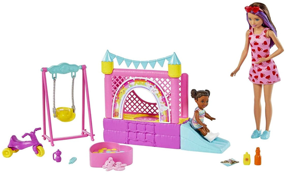 Barbie Skipper z laleczką+zamek HHB67 /3
