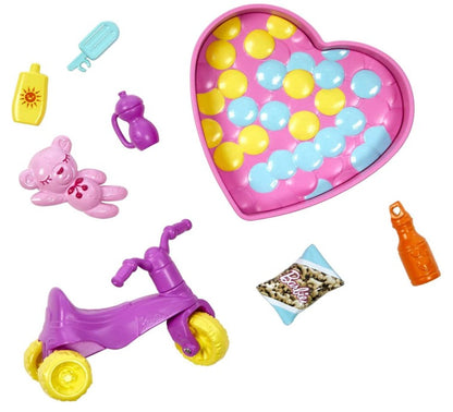 Barbie Skipper z laleczką+zamek HHB67 /3